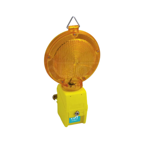Lampeggiatore cantiere stradale “marte” da 1 batteria - ft