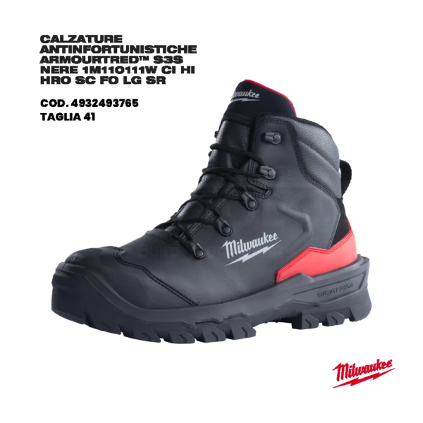 Scarpe da lavoro armourtred s3s 4932493765 - 41 | milwaukee