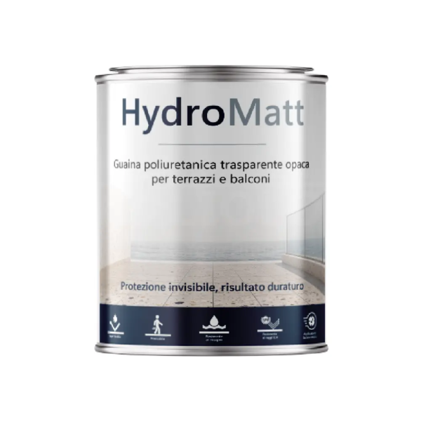 Hydromatt - guaina poliuretanica trasparente opaca | kristalcolor