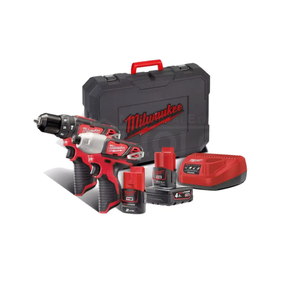 Kit m12 bpp2b-421c - avvitatore a percussione e avvitatore a impulsi - 4933443497 | milwaukee